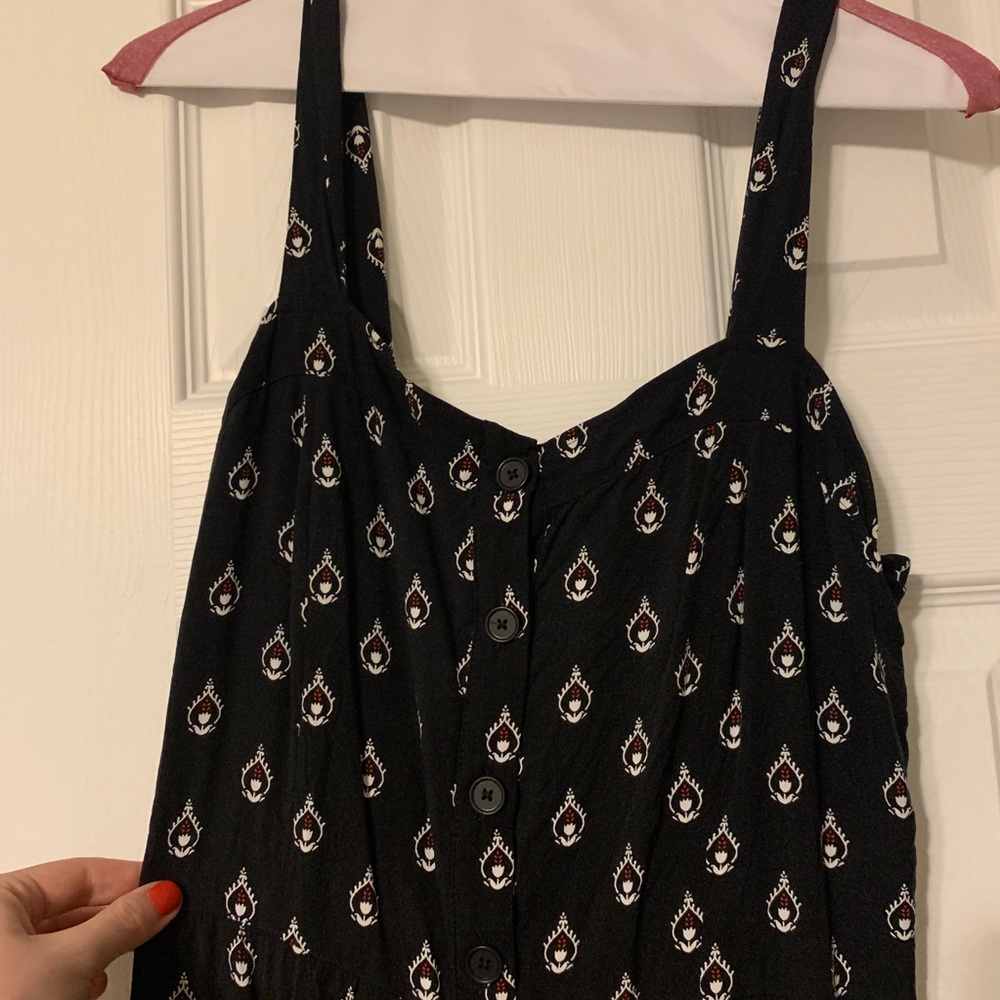 Loft Black & White jumpsuit